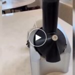 Professionelle Eismaschine zur Herstellung von selbstgemachtem Eis – video
