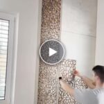 Dreidimensionale Tapete mit Steinimitation (10 Stk.) – video