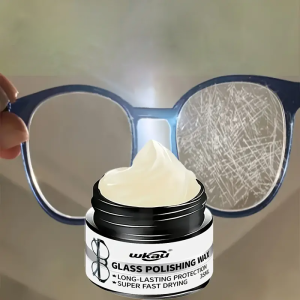 Paste für die Reparatur von Kratzern auf Glas
