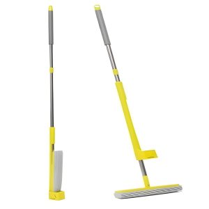 Selbstwringender Mopp mit Schwamm 2in1