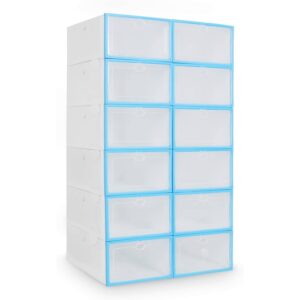 Schuhbox aus Kunststoff (12 Stück)