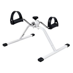 Mini-Heimtrainer für unter den Schreibtisch, neben das Sofa oder den Sessel – für Arme und Beine, einstellbarer Widerstand, bis 150 kg