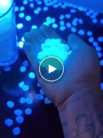 Magische, leuchtende Dekosteine (100 Stück) – video