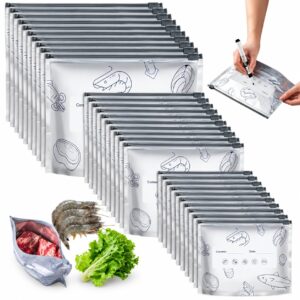 Wiederverwendbare Aufbewahrungsbeutel aus Aluminium (30 Stück)